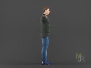 Young man1 animation pack 3D 모델