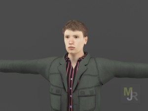 Young man1 animation pack 3D 모델