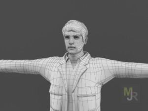 Young man1 animation pack 3D 모델