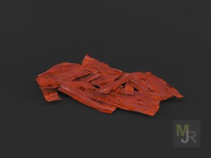 corrugated metal pack Modèle 3D