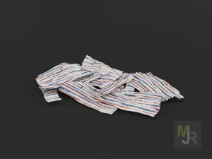 corrugated metal pack 3D Model