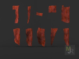 corrugated metal pack 3Dモデル