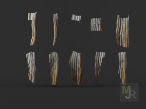 corrugated metal pack 3Dモデル