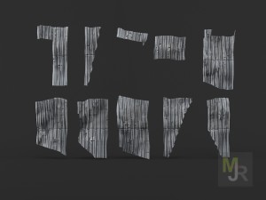 corrugated metal pack 3Dモデル