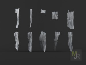 corrugated metal pack 3Dモデル