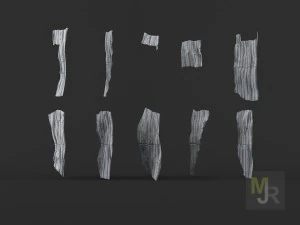 corrugated metal pack 3D Model
