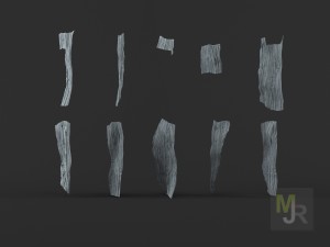 corrugated metal pack 3Dモデル