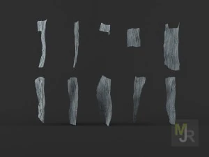 corrugated metal pack 3D Model