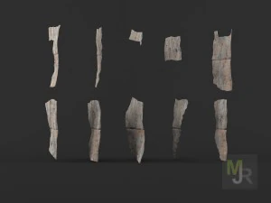 corrugated metal pack 3D Model