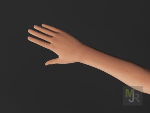 white woman Modello 3D