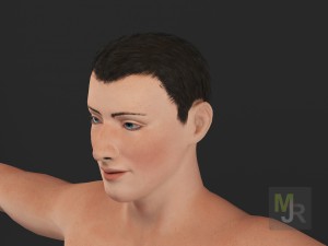 white man 3D 모델