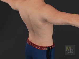 white man 3D 모델