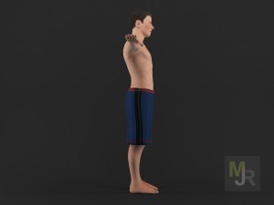 white man 3D 모델
