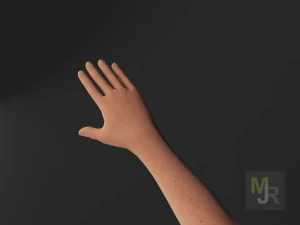 biały człowiek Model 3D