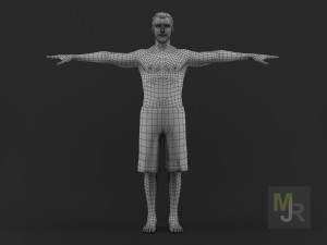 white man 3D 모델