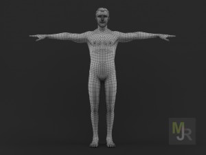 white man 3D 모델