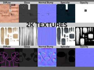 white people pack 3D Model