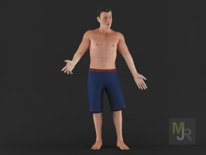 white people pack Modèle 3D
