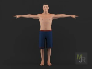 white people pack 3D Model