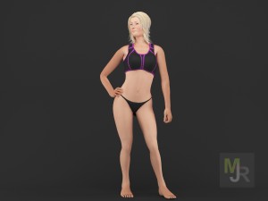 white people pack Modèle 3D