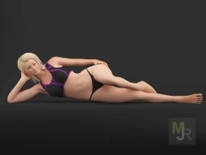 white people pack 3D Model