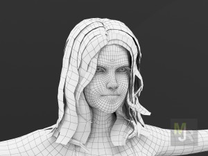 Bikini girl clothes package 3D Model