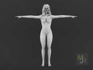 Bikini girl clothes package 3D Model