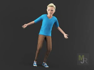 пакет героев мультфильмов1 3D Модель