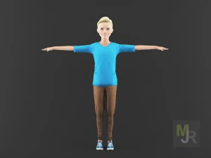 пакет героев мультфильмов1 3D Модель