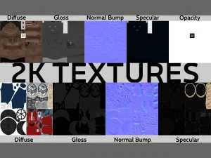 漫画のキャラクターパック1 3Dモデル