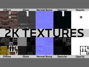 漫画のキャラクターパック1 3Dモデル