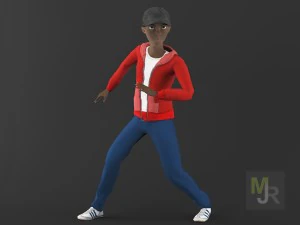 漫画のキャラクターパック1 3Dモデル