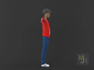 漫画のキャラクターパック1 3Dモデル