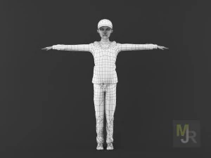 漫画のキャラクターパック1 3Dモデル