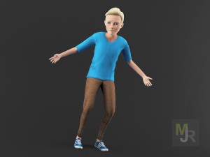 cartoon characters pack3 Model 3D
