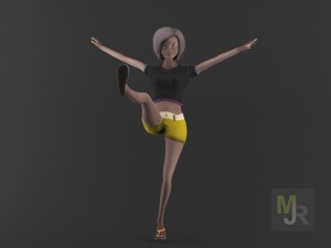cartoon characters pack3 Model 3D