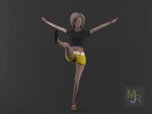 cartoon characters pack3 3D Model