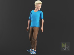 cartoon characters pack3 Model 3D