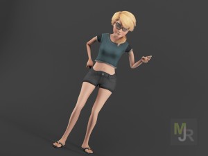 cartoon characters pack3 Model 3D