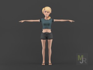 cartoon characters pack3 Model 3D