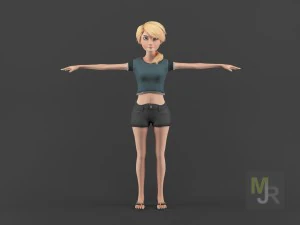 cartoon characters pack3 3D Model