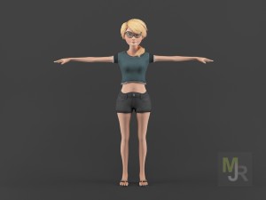 cartoon characters pack3 Model 3D