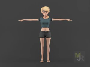 cartoon characters pack3 3D Model