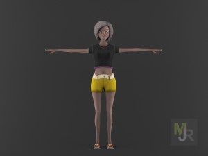 cartoon characters pack3 Model 3D