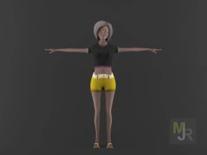cartoon characters pack3 3D Model