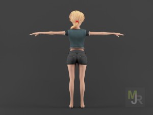 cartoon characters pack3 Model 3D