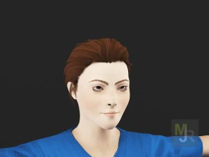 nurse woman1 3D Model