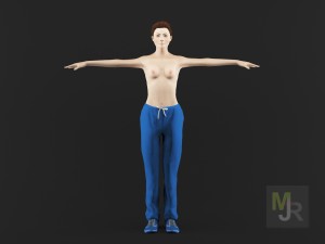 nurse woman1 Model 3D