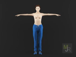 nurse woman1 3D Model