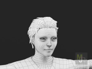 nurse woman1 3D Model